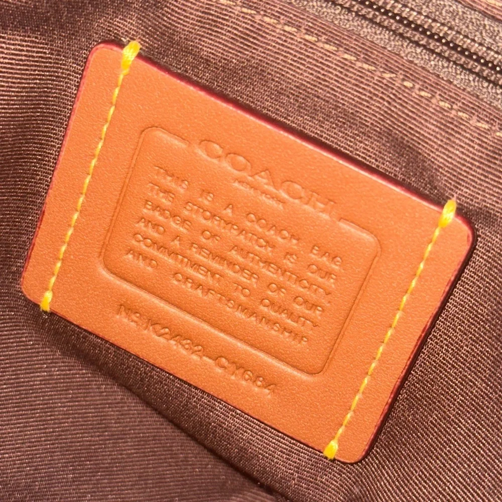 Coach Large Laurel Shoulder Bag in Maple - Picture 5 of 9